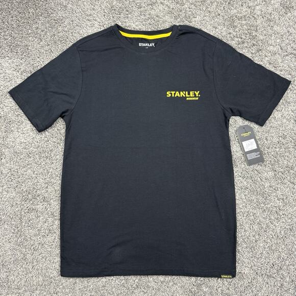 Stanley Workwear Double Sided Black Yellow T-Shirt Men's Size M New - Picture 1 of 7